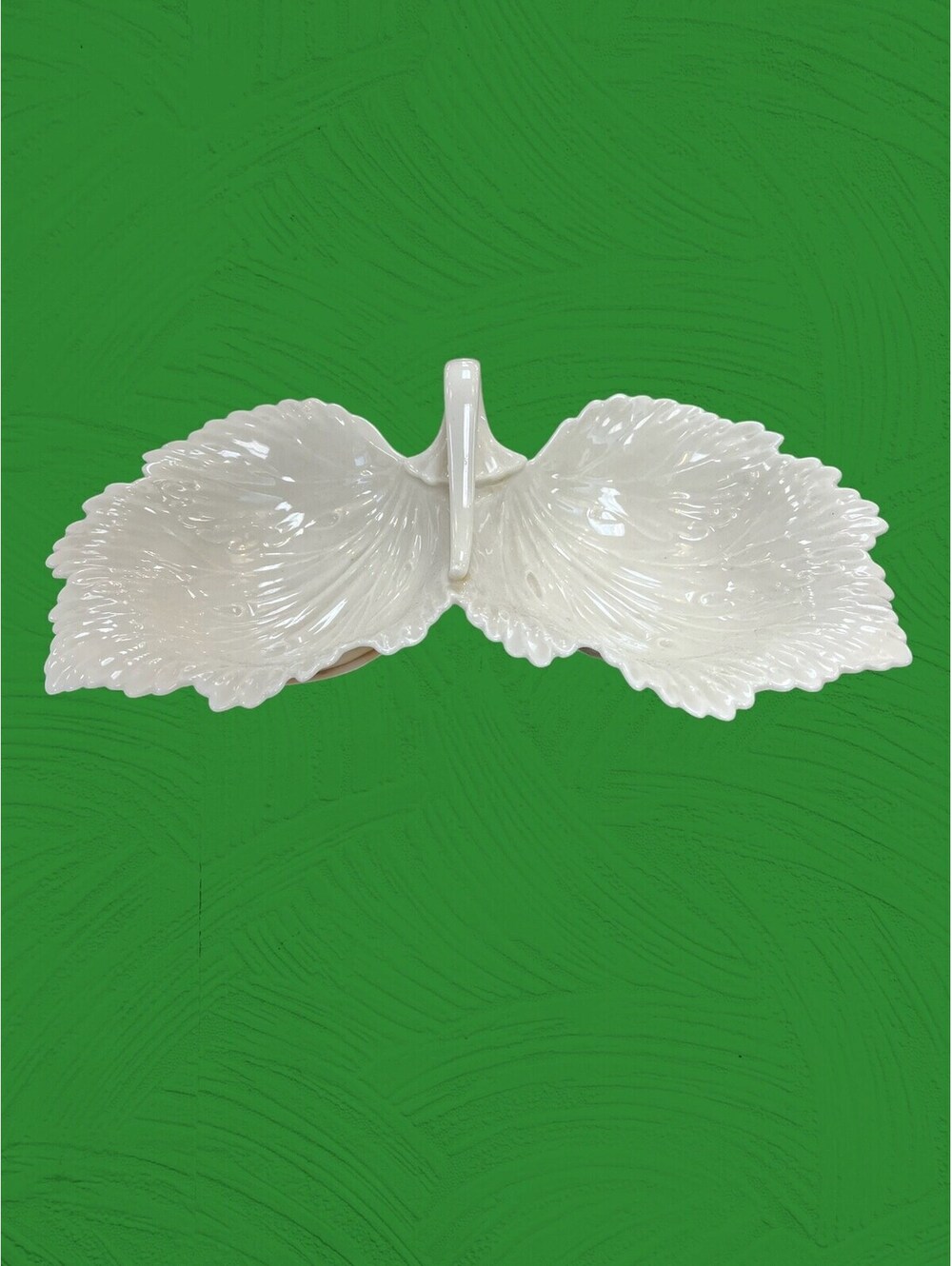 Vintage Lenox Double Maple Leaf Candy Dish